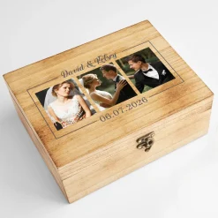 Photo Memories Wooden Keepsake Box