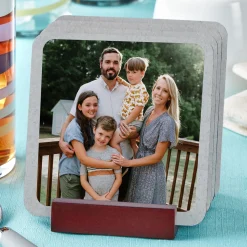 Photo Memory Collage Wood Coasters