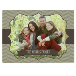 Photo Message Glass Cutting Board