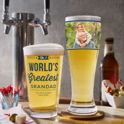 #1 Photo Message Glassware