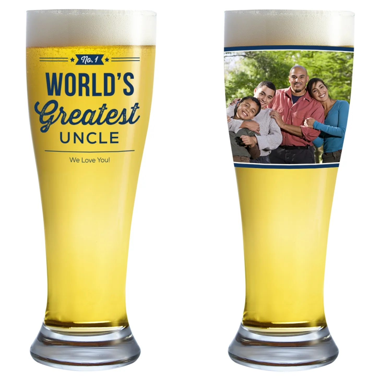 #1 Photo Message Glassware