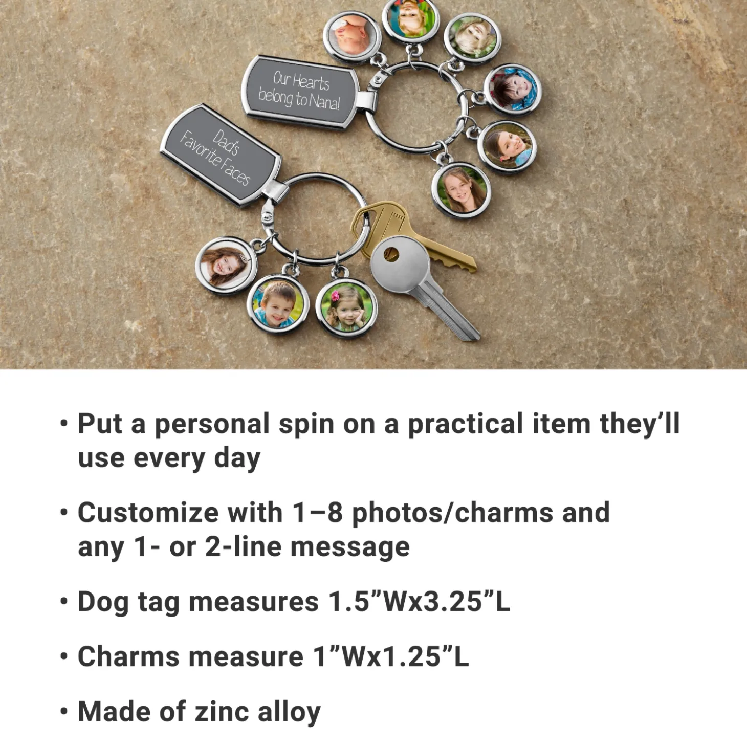 Photo Message Keychain