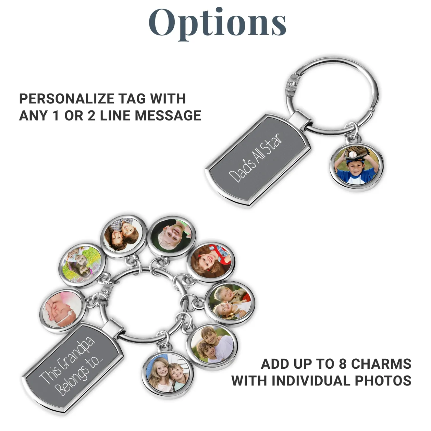 Photo Message Keychain