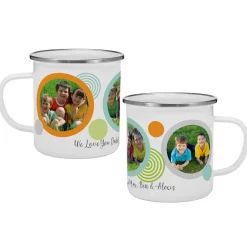 Photo Message Metal Enamel Mug