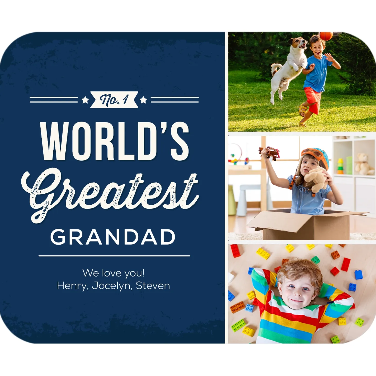 #1 Photo Message Mouse Pad