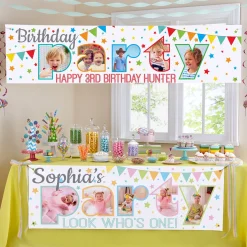 Photo Party Birthday Banner