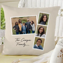 Photostrip Memories Throw Pillow