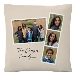 Photostrip Memories Throw Pillow