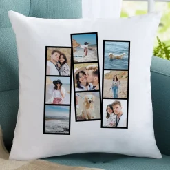 Photostrips Throw Pillow