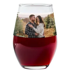 Photo Tile Wine Glass