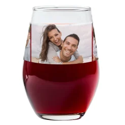 Photo Tile Wine Glass