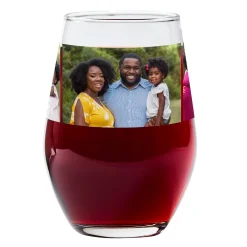 Photo Tile Wine Glass