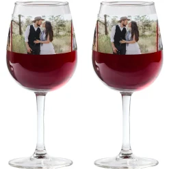 Photo Tile Wine Glass