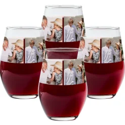 Photo Tile Wine Glass