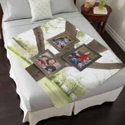 Photo Tree Plush Blanket
