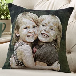 Photo Weave Throw Pillow