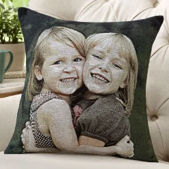 Photo Weave Throw Pillow