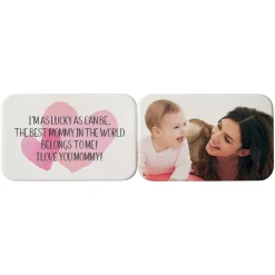 Photo with Message Purse Mirror