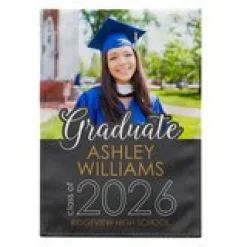 Picture-Perfect Graduation Photo Garden Flag