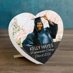 Picture-Perfect Graduation Wood Heart