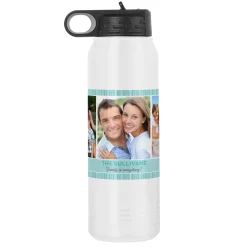Picture Perfect Pattern Photo Stainless Steel Water Bottle