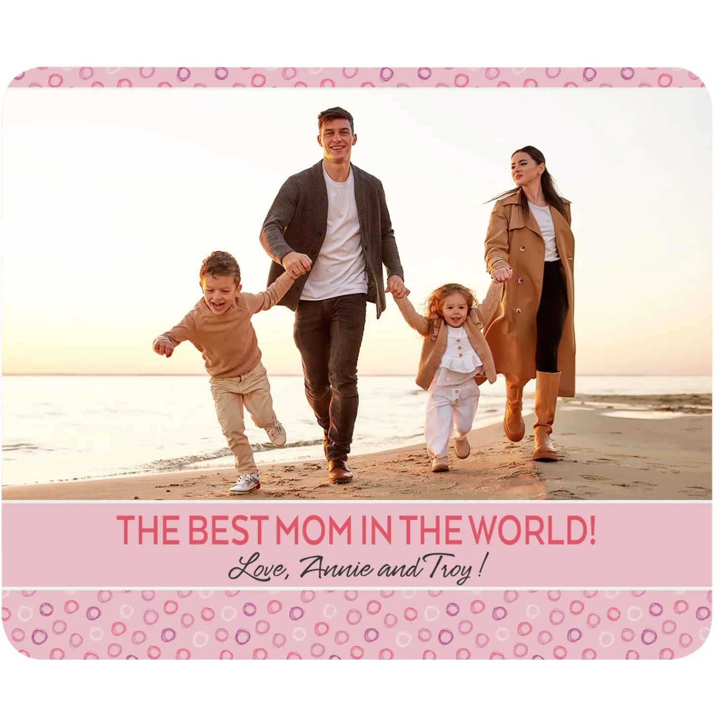Picture-Perfect Pattern Photo Mouse Pad