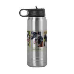 Picture Perfect Pattern Photo Stainless Steel Water Bottle