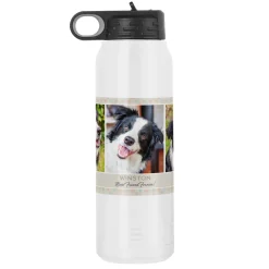 Picture Perfect Pattern Photo Stainless Steel Water Bottle