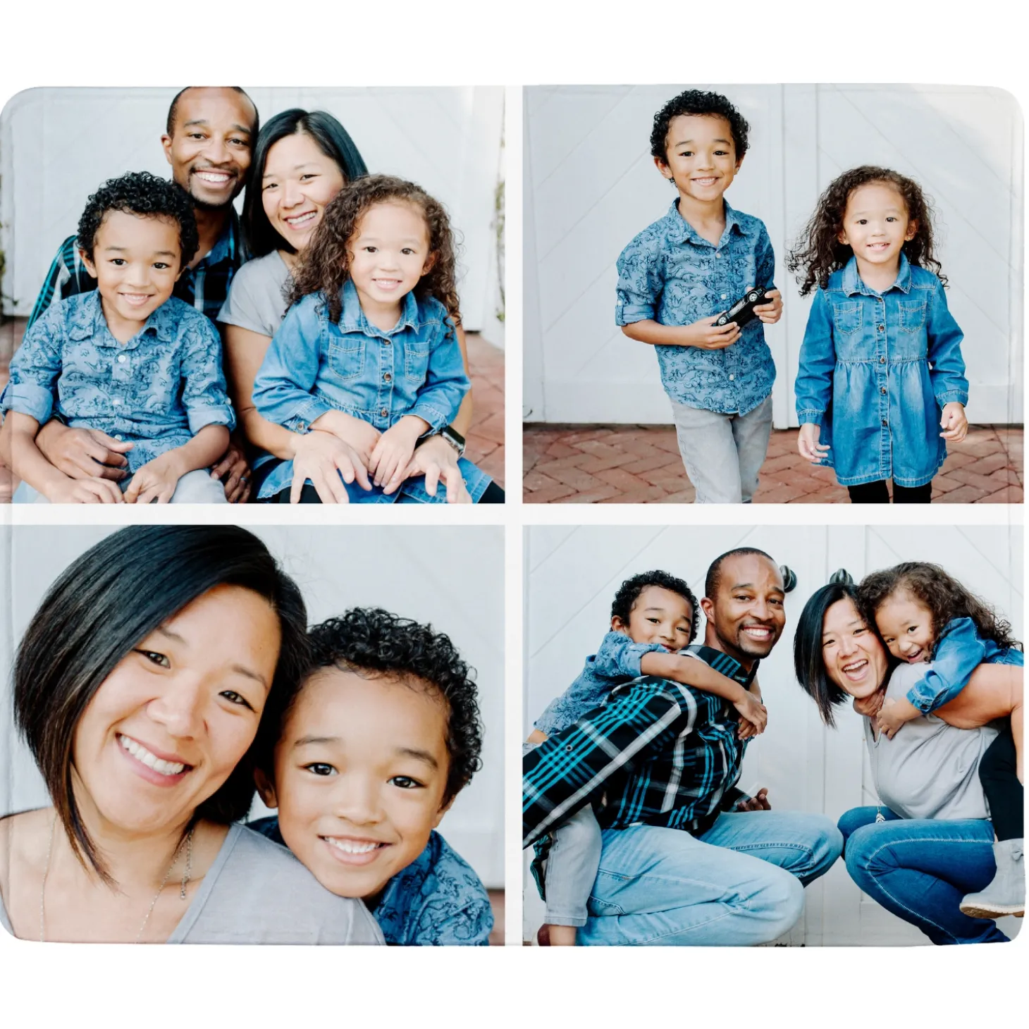 Picture-Perfect Photo Collage Plush Blanket