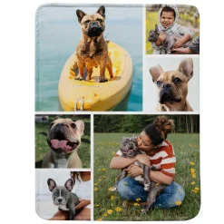 Picture-Perfect Photo Collage Plush Blanket