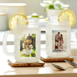 Picture-Perfect Photo Frosted Mason Jar