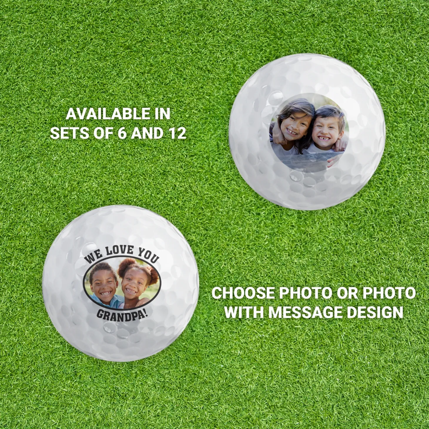 Picture-Perfect Photo Golf Ball Sets
