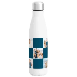 Picture-Perfect Photo Grid 17 oz. Stainless Steel Water Bottle