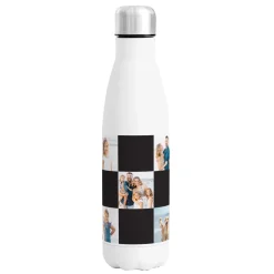 Picture-Perfect Photo Grid 17 oz. Stainless Steel Water Bottle