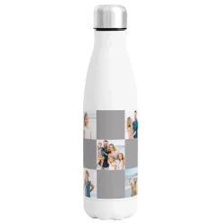 Picture-Perfect Photo Grid 17 oz. Stainless Steel Water Bottle