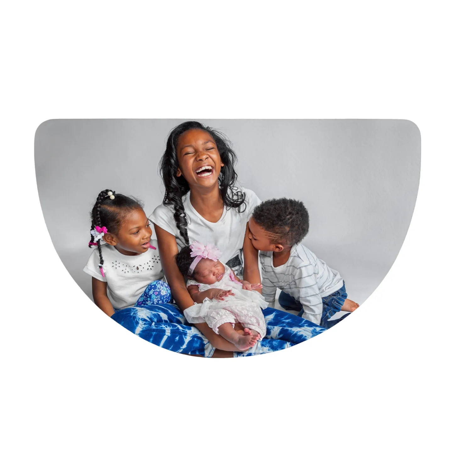 Picture-Perfect Photo Half Round Doormat
