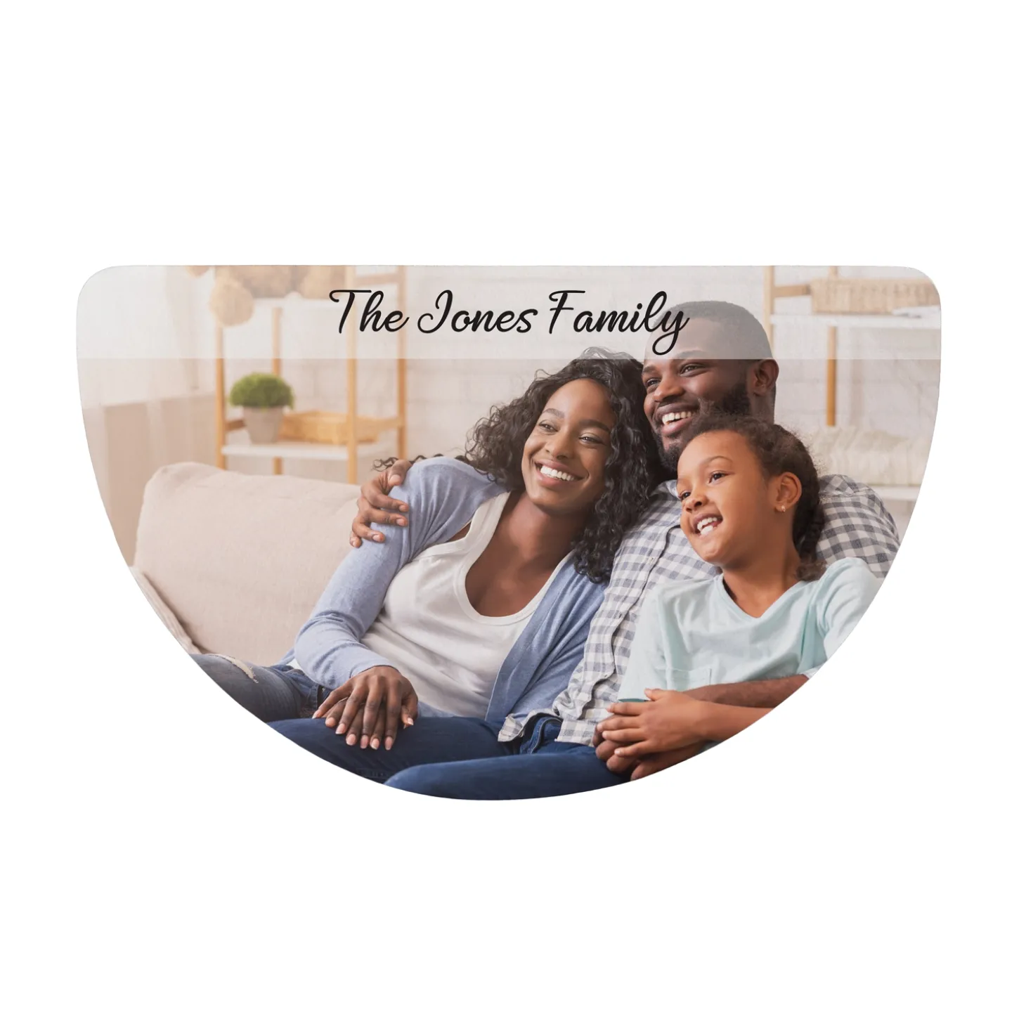 Picture-Perfect Photo Half Round Doormat