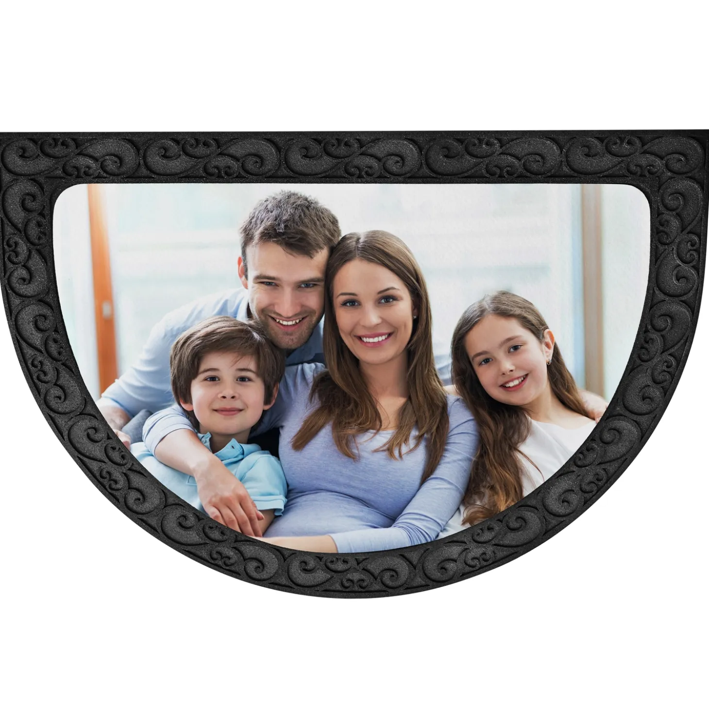 Picture-Perfect Photo Half Round Doormat