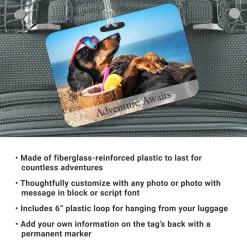 Picture-Perfect Photo Luggage Tag