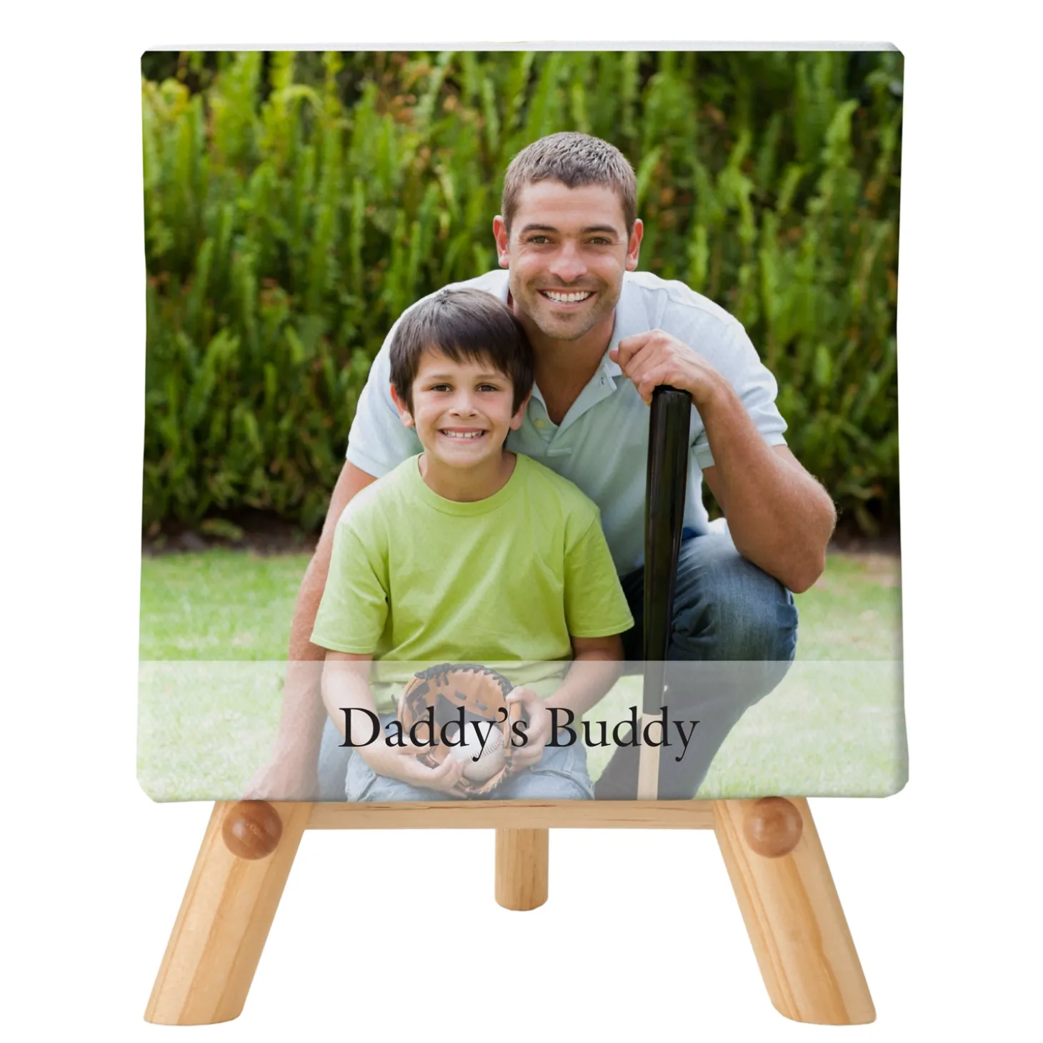 Picture-Perfect Photo Mini Canvas on Easel