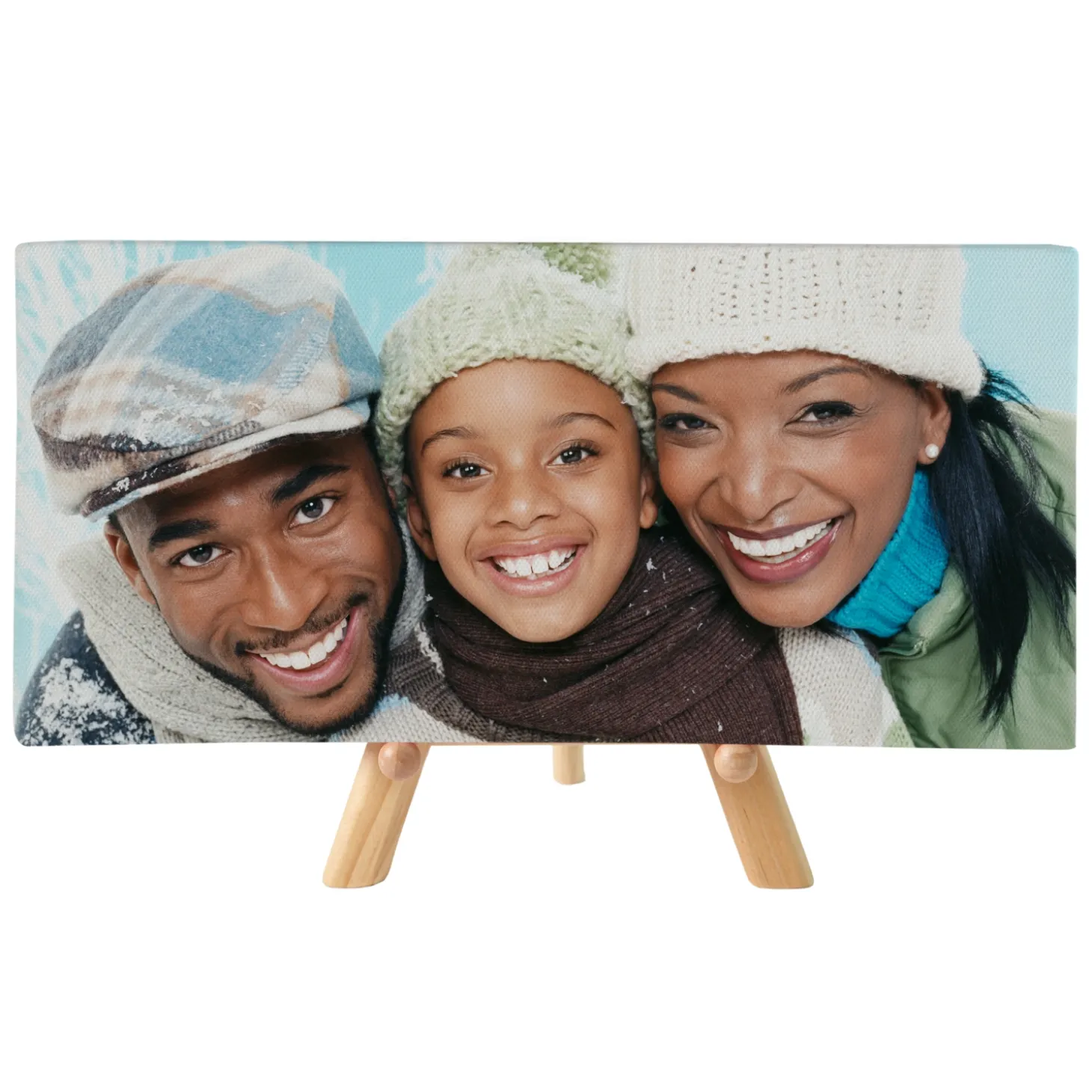 Picture-Perfect Photo Mini Canvas on Easel