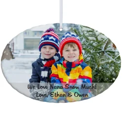 Picture-Perfect Photo Oval Ornament