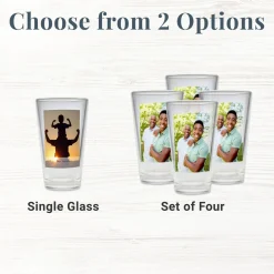 Picture-Perfect Photo Pint Beer Glass