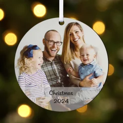 Picture-Perfect Photo Round Ornament