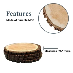 Picture-Perfect Photo Rustic Wood Oval Ornament