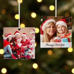 Picture-Perfect Photo Square Ornament