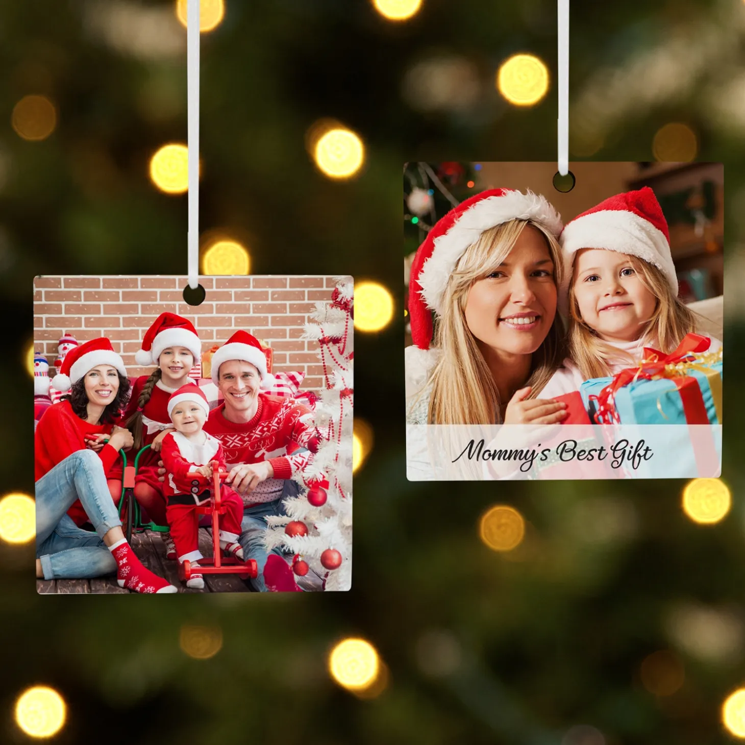 Picture-Perfect Photo Square Ornament