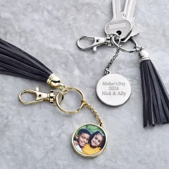 Picture-Perfect Photo Tassel Keychain