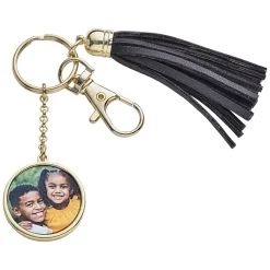 Picture-Perfect Photo Tassel Keychain