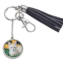 Picture-Perfect Photo Tassel Keychain